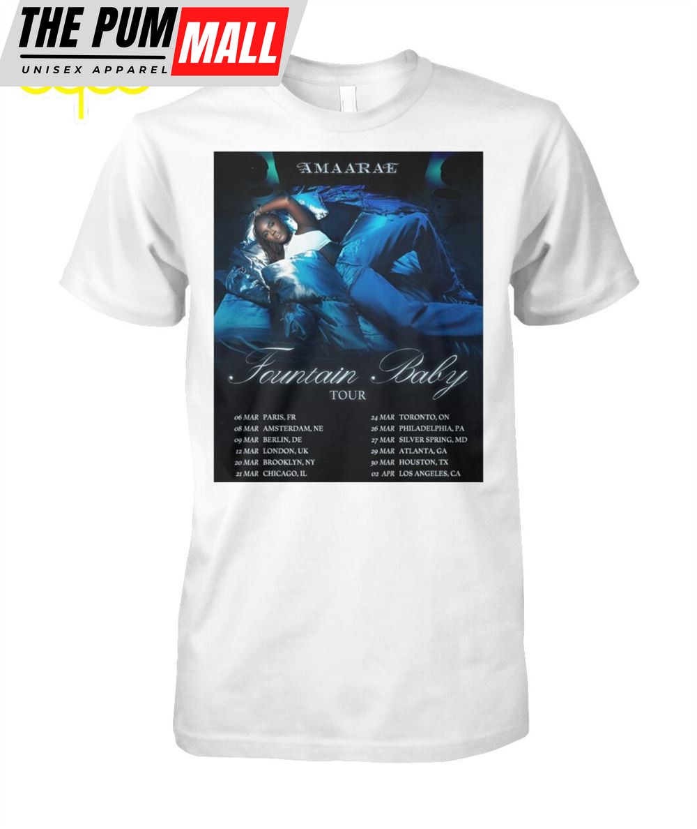 Amaarae Fountain Baby Tour 2025 Shirt