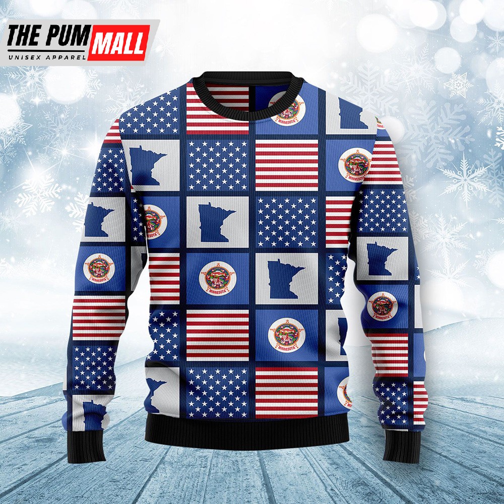 Amazing Minnesota Ugly Christmas Sweater Unisex Sweater Christmas Outfit
