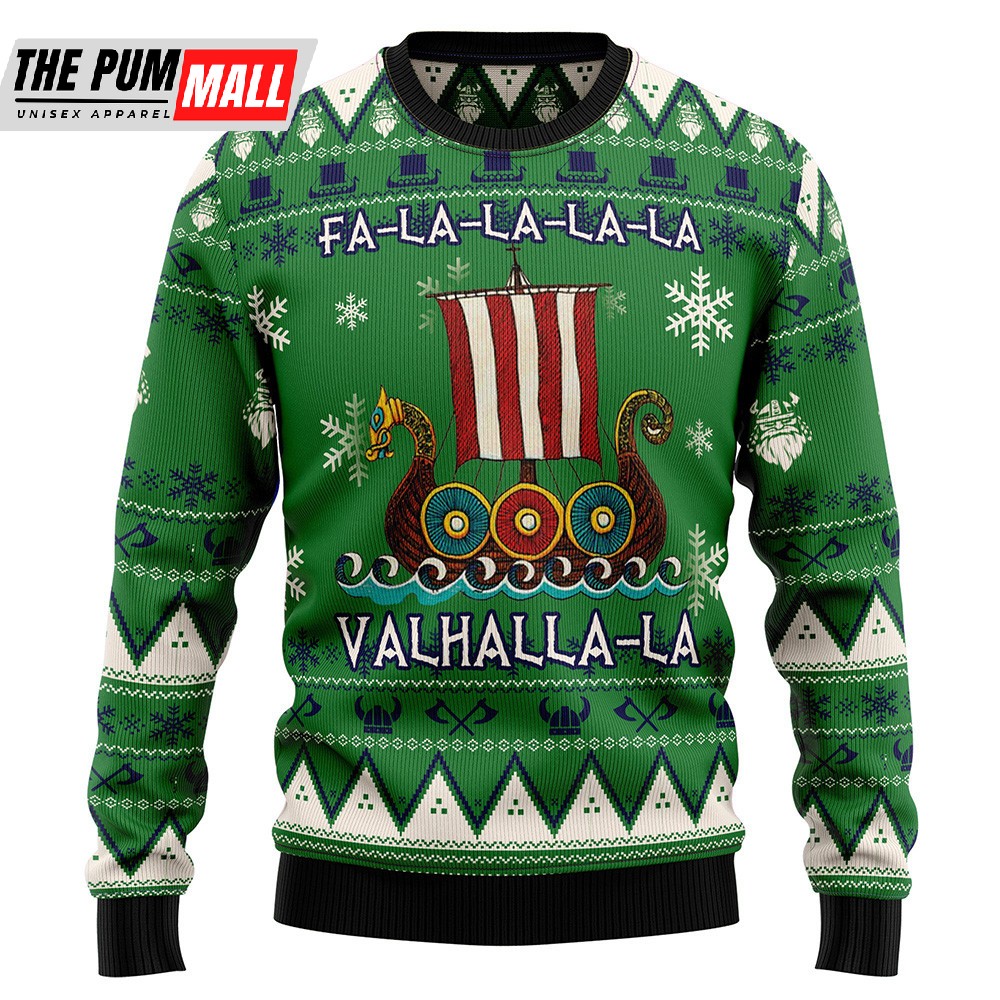 Amazing Viking Ugly Christmas Sweater Retro Christmas Sweater