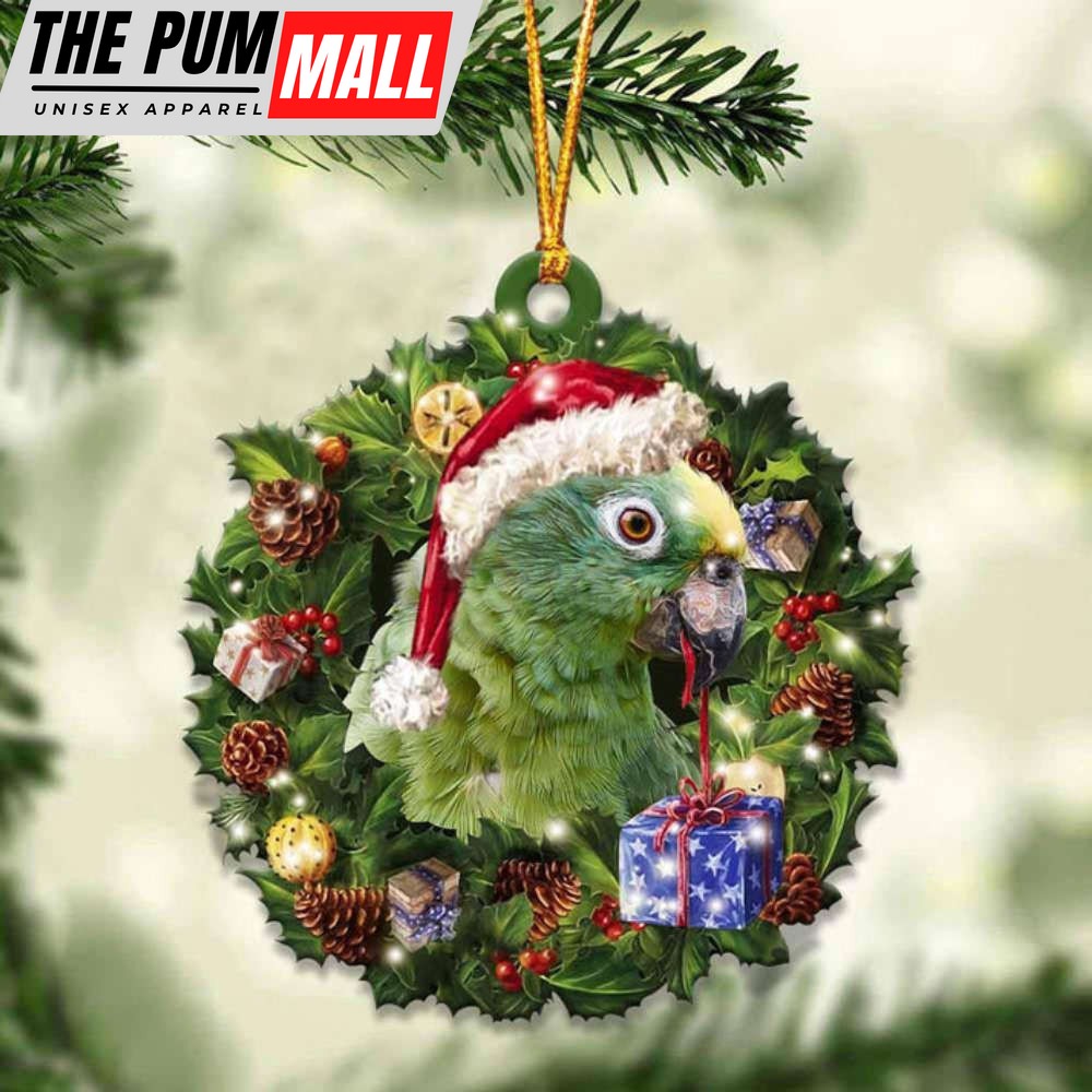 Amazon Parrot And Christmas Ornament 2023 Christmas Tree Ornaments, Gift For Bird Lover Limited Edition