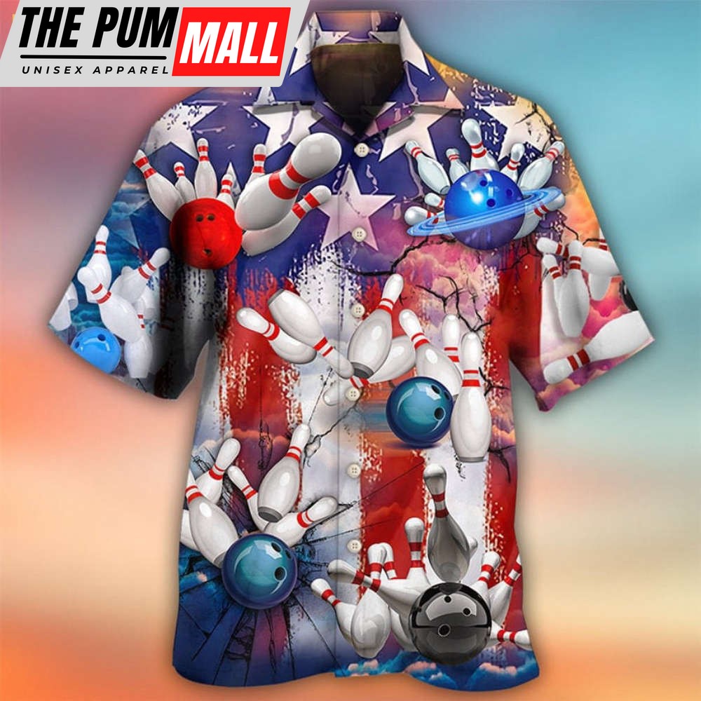 American Bowling Independence Day Hawaiian Shirt