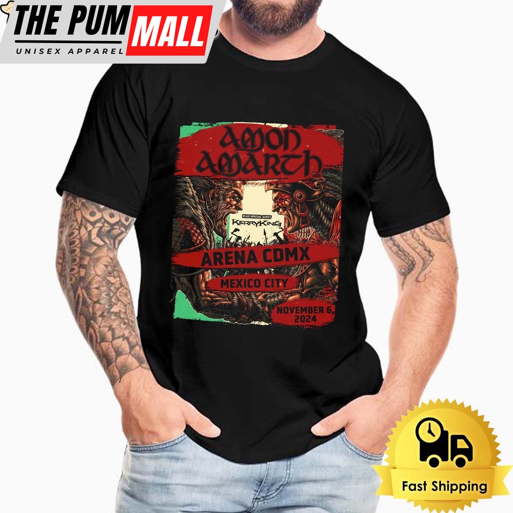 Amon Amarth Vikings Of Mexico The Raid Is Heading Your Way Unisex T-Shirt