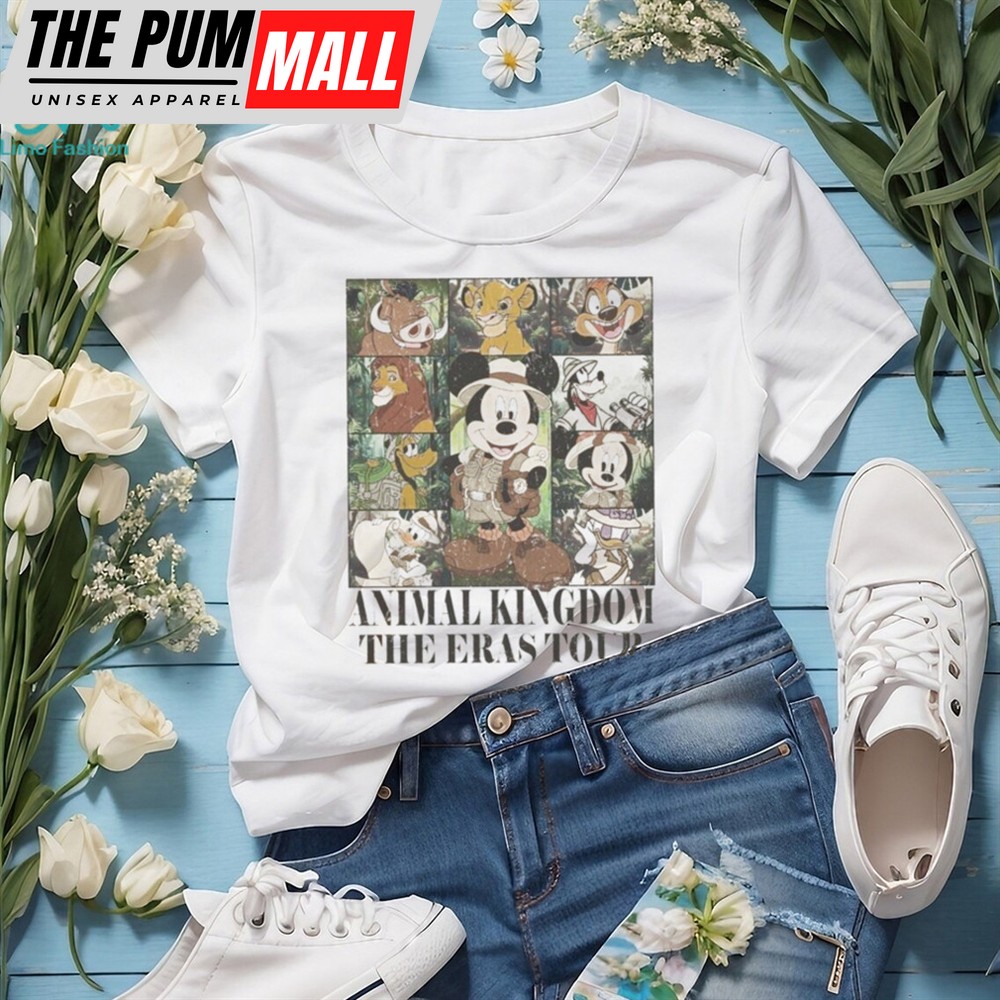 Animal Kingdom Eras Tour Shirt Vintage Disney Comfort Colors Mickey And Friends T Shirt Unisex
