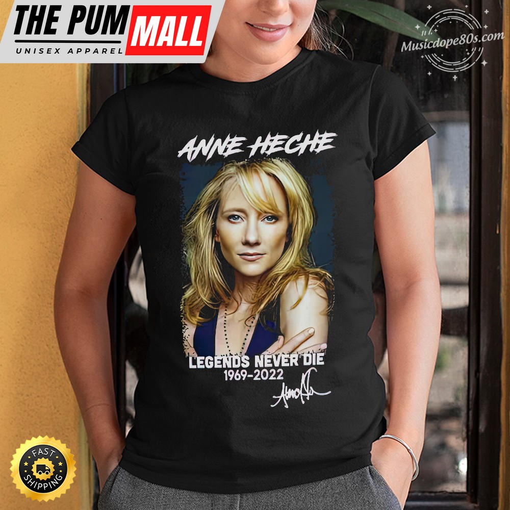 Anne Heche RIP 1969 – 2025 Black Unisex T-Shirt