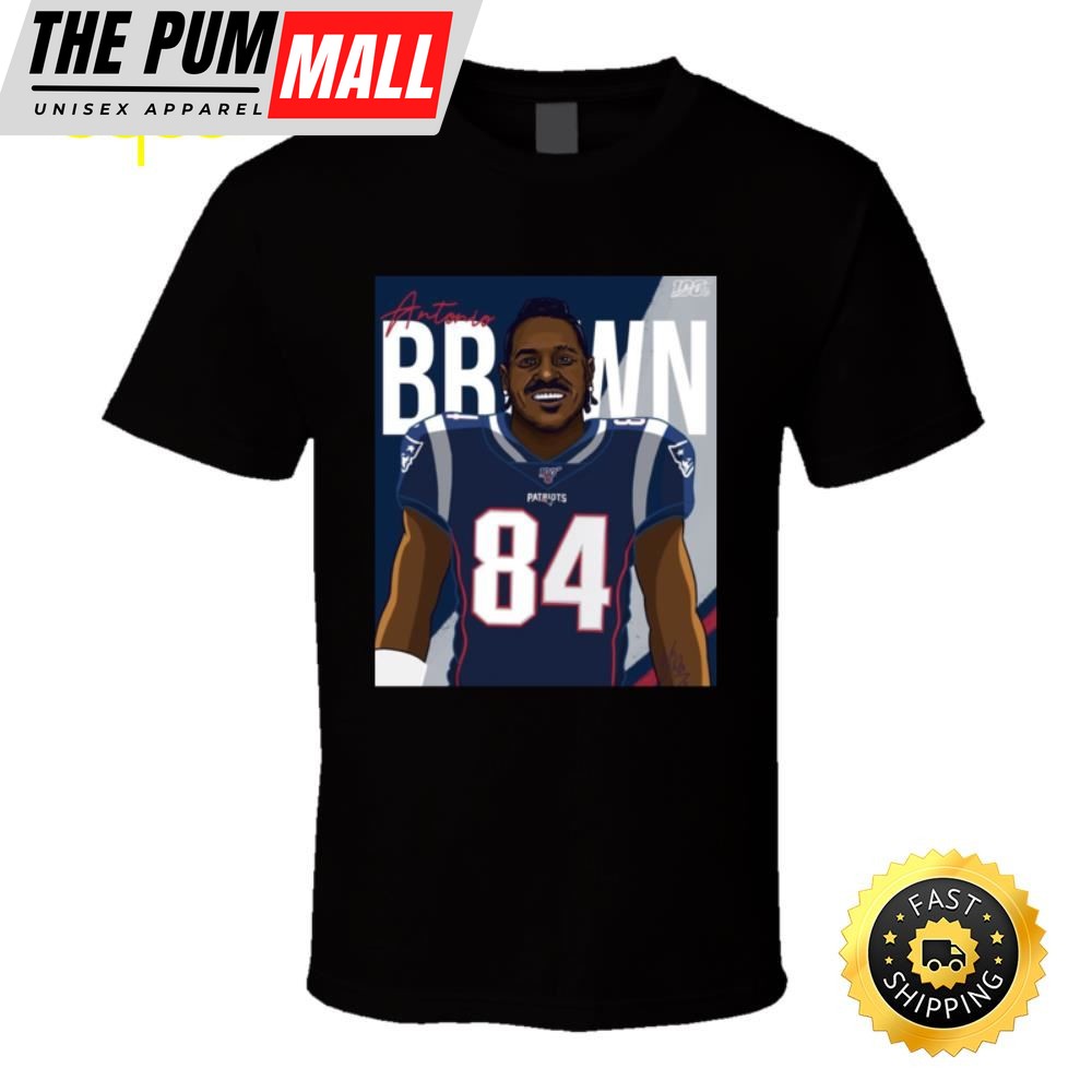 Antonio Brown 84 Black T-shirt