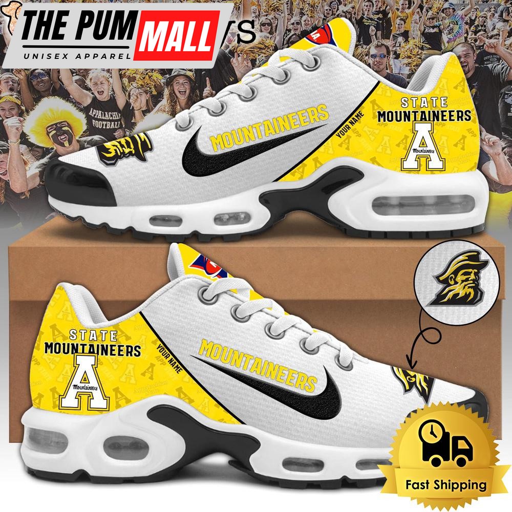 Appalachian State Mountaineers Football Mascot Symbol Custom Air Max Plus Shoes