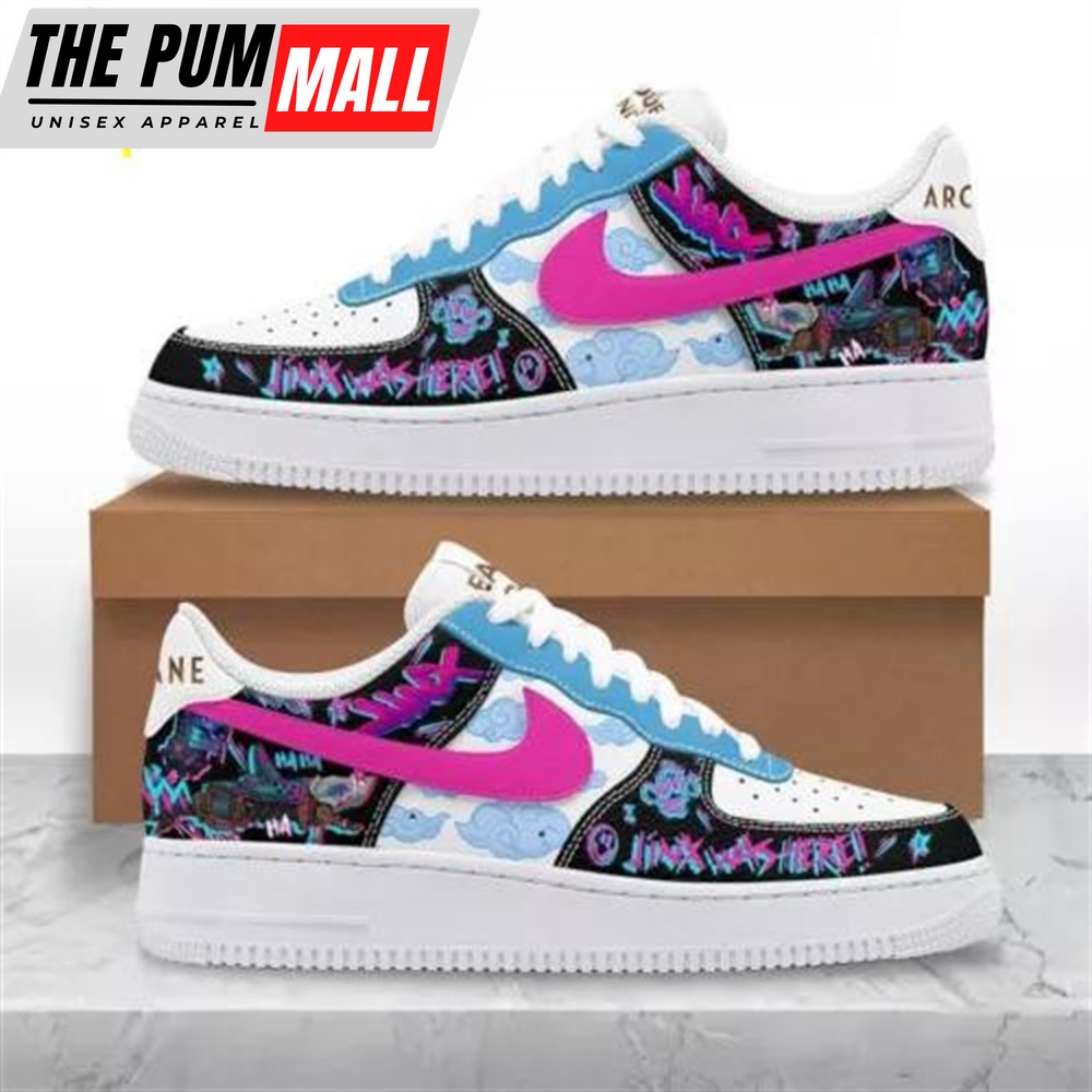 Arcane Jinx Was Here League Of Legends Air Force 1 Shoes