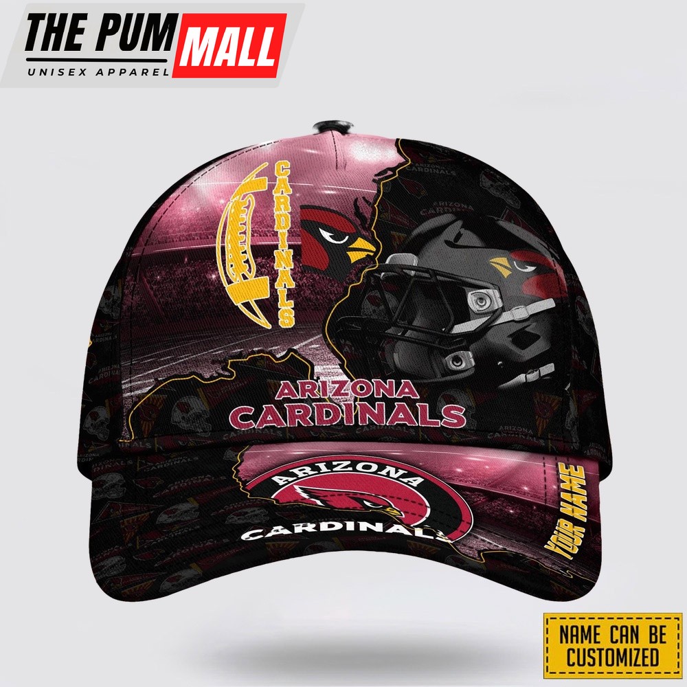Arizona Cardinals All Over Printed Nfl Baseball Caps Custom Name Caps Best Gift For Fans