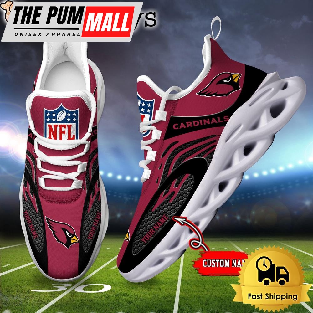 Arizona Cardinals Custom Max Soul Shoes