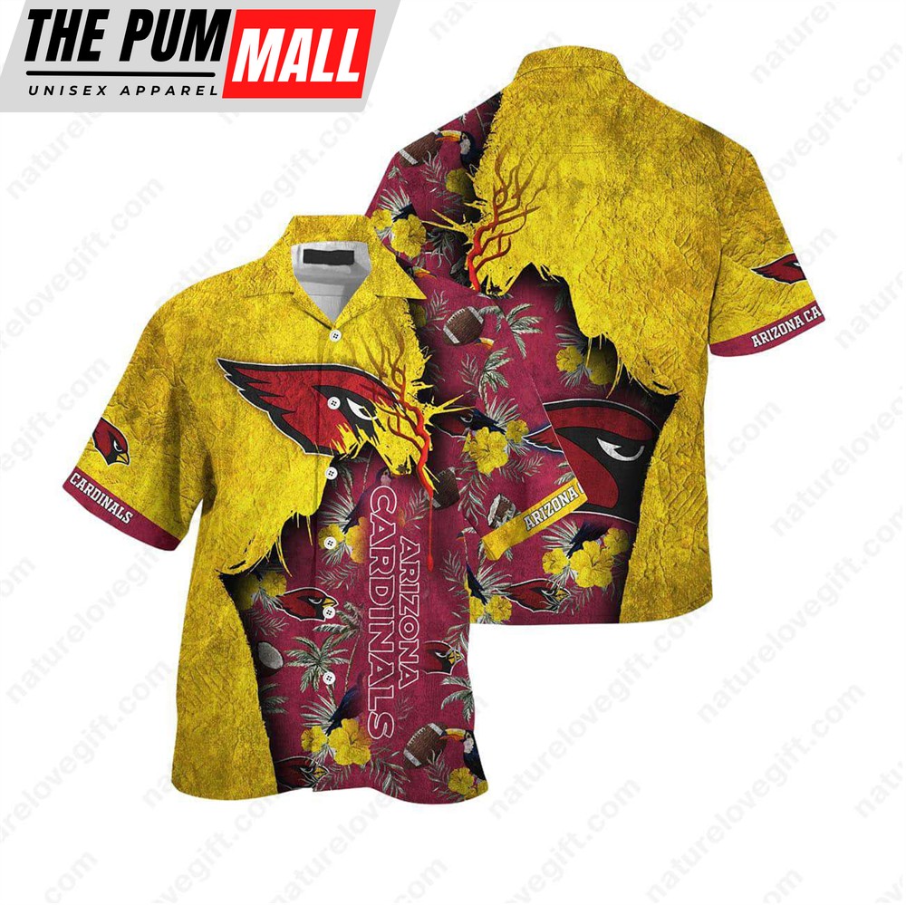 Arizona Cardinals Hawaiian Shirt NFL Aloha Gift for Falcons Fans