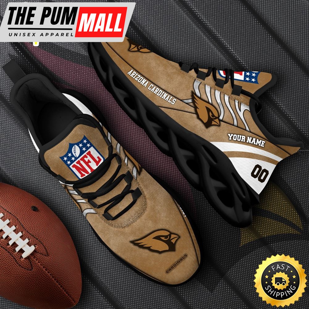 Arizona Cardinals NFL Clunky Shoes For Fans Custom Name And Number