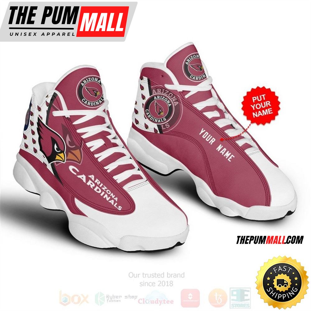 Arizona Cardinals Nfl Custom Name Air Jd 13 Shoes