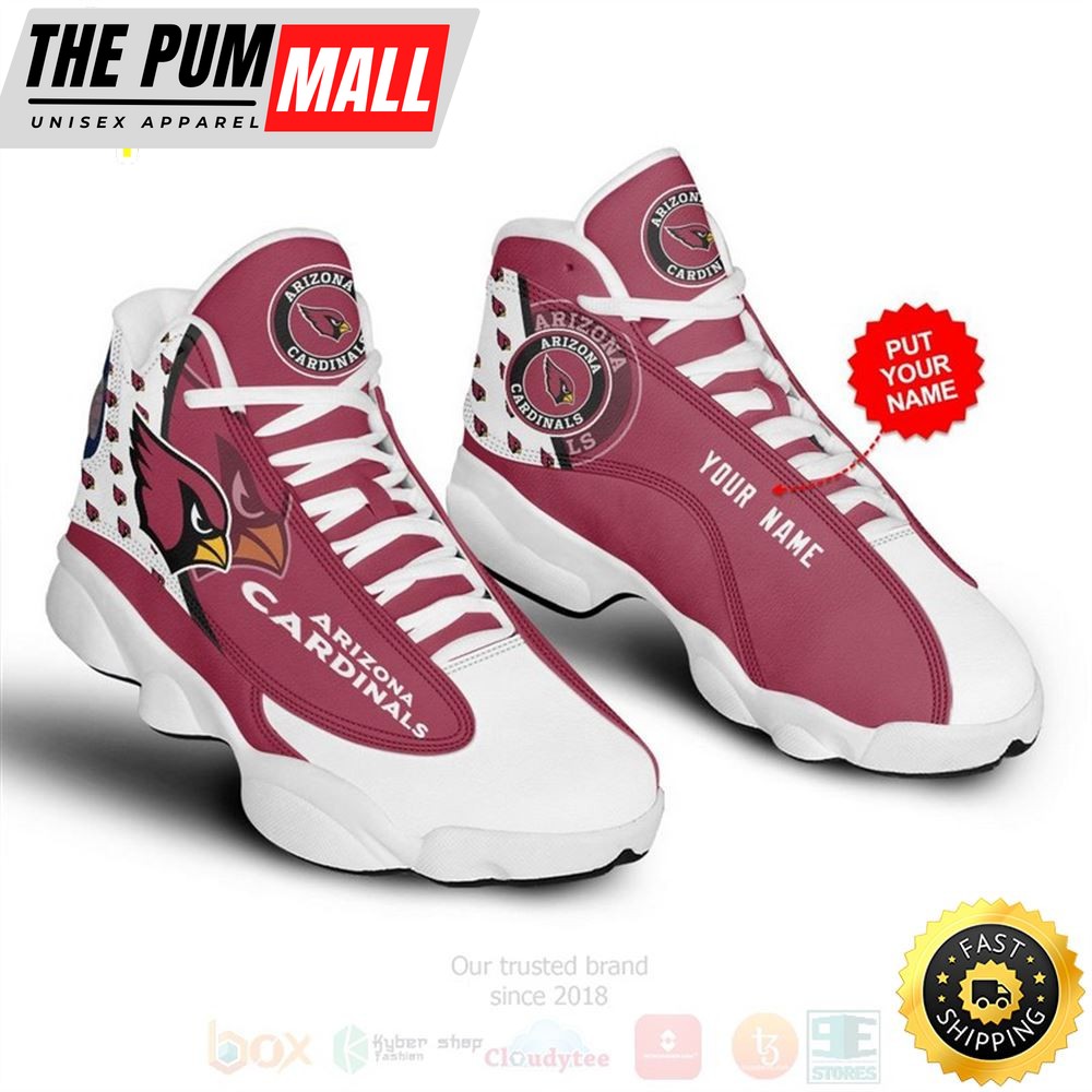 Arizona Cardinals Nfl Custom Name Air Jd 13 Shoes