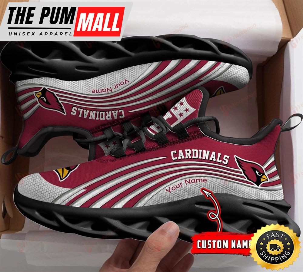 Arizona Cardinals NFL Personalized Clunky Shoes Running Adults