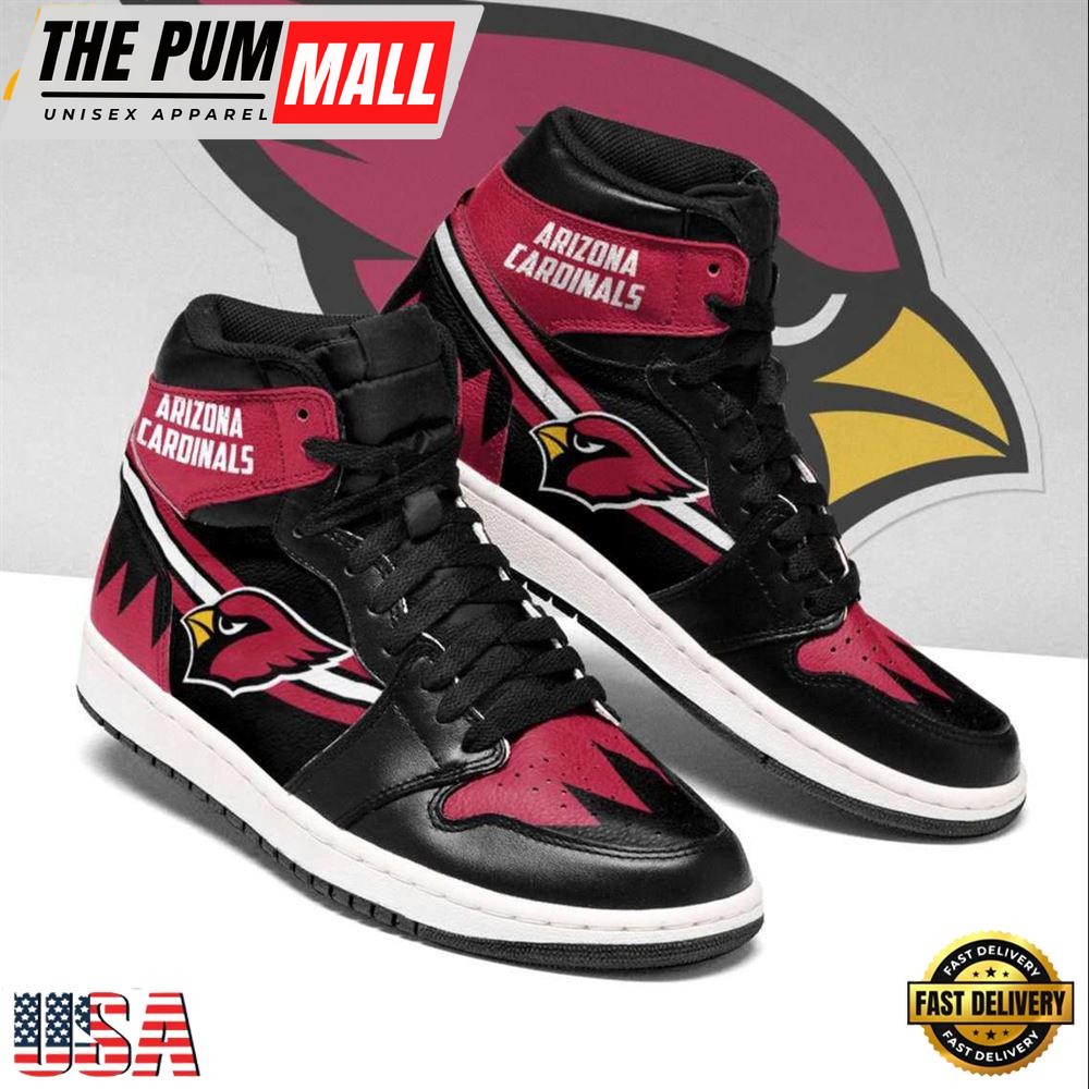 Arizona Cardinals NFL TeamJordan 1 Boot Sneakers Shoes