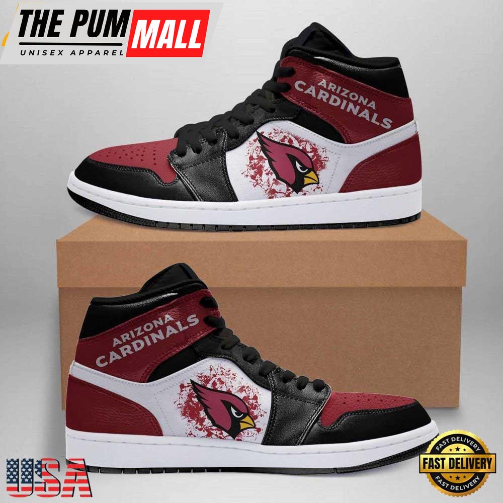 Arizona Cardinals NFLJordan 1 Boot Sneakers Shoes