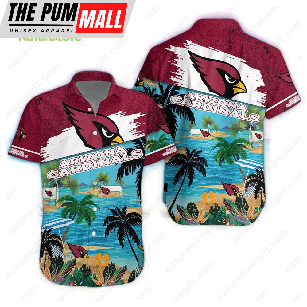 Arizona Cardinals Summer Beach Aloha Arizona Cardinals Hawaiian Shirt