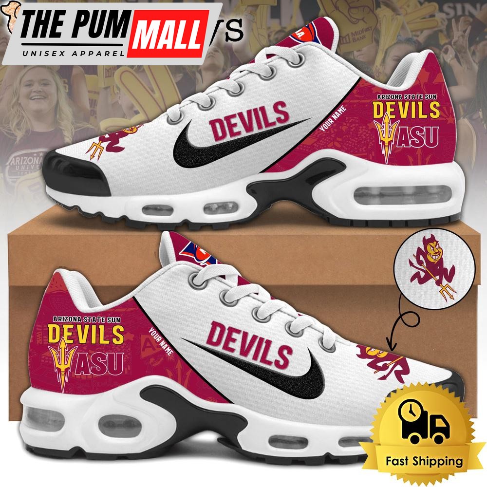 Arizona State Football Mascot Symbol Custom Air Max Plus Shoes