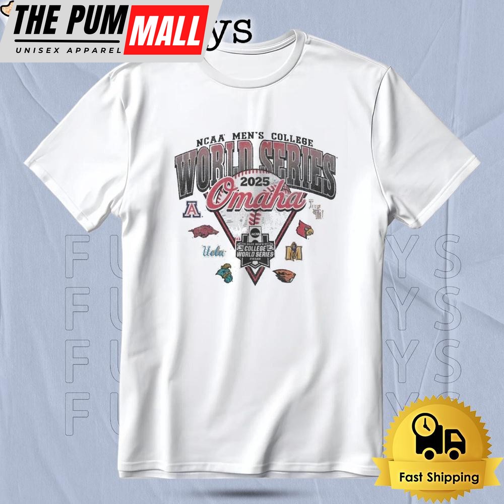 Arkansas Razorbacks 2025 Eight At The Plate T Shirt