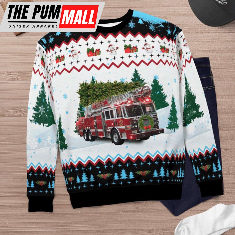 Arlington County Fire Department Christmas Sweater – Celebrate Christmas in Style!