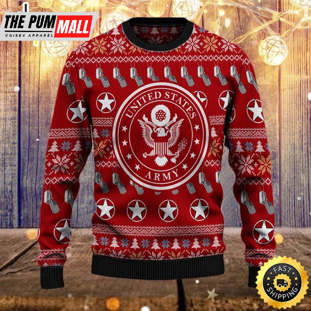 Armed Forces Army Military Vva Vietnam Veterans Day Gift For Father Dad Sweater