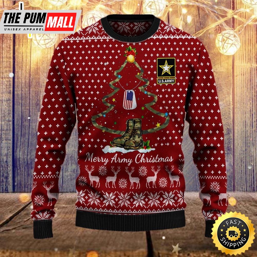 Armed Forces Army Military Vva Vietnam Veterans Day Gift For Father Dad Ugly Sweater