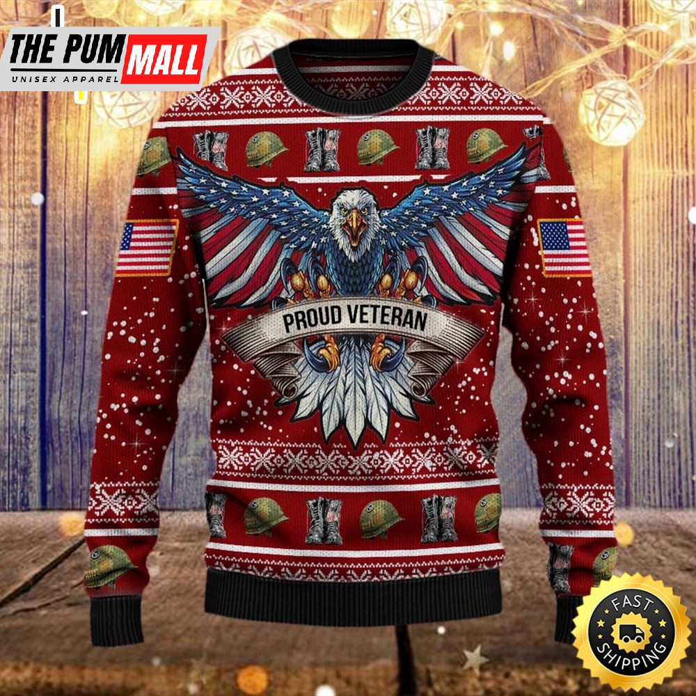 Armed Forces Army Usn Navy Usmc Marine Usaf Air Forces Uscg Coast Guard Military Vva Vietnam Veterans Day Gift For Father Dad Ugly Sweater Wool Sweater