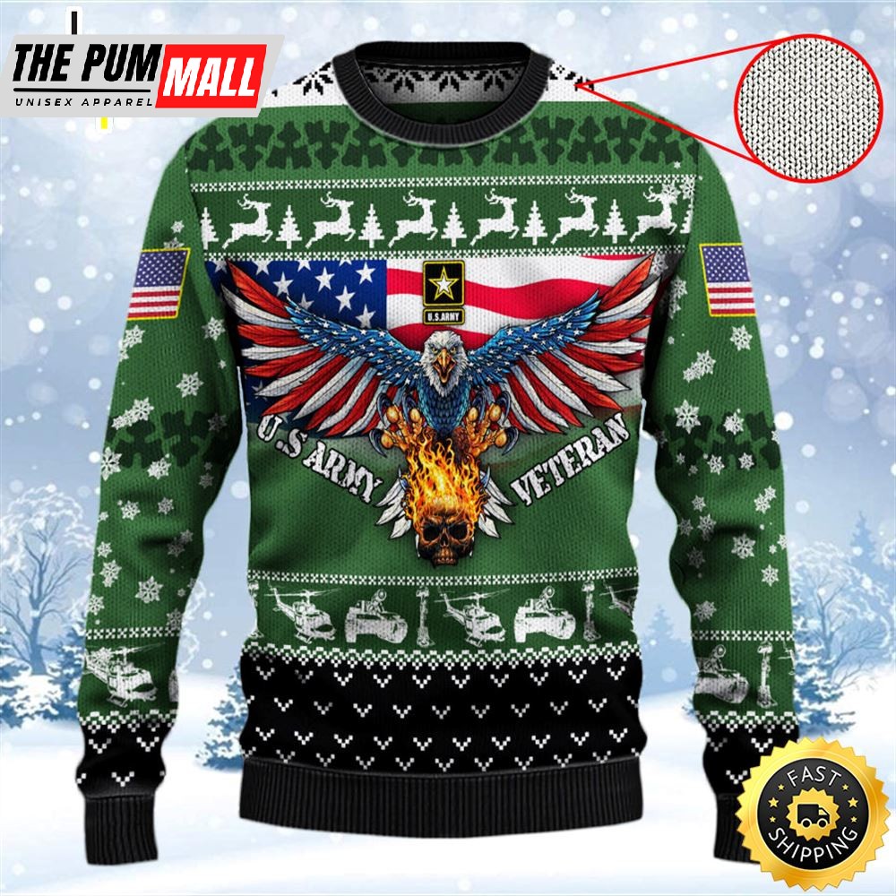 Armed Forces Army Veteran Military Soldier Sweater