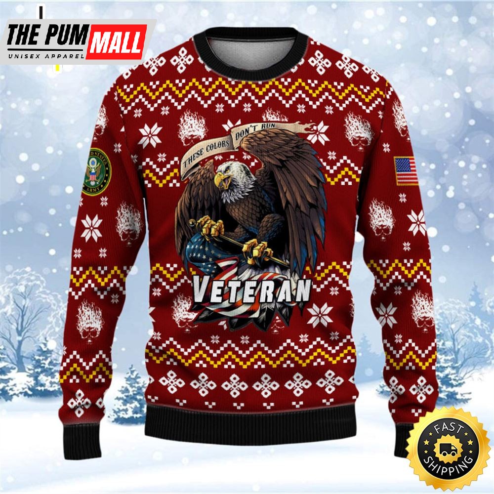 Armed Forces Army Veteran Military Sweater