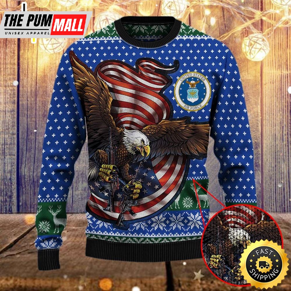 Armed Forces Usaf Air Forces Military Vva Vietnam Veterans Day Gift For Father Ugly Sweater