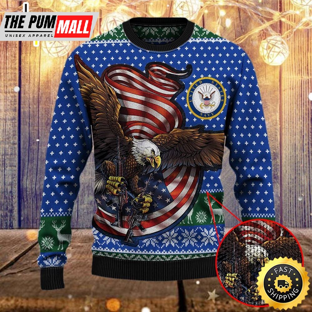 Armed Forces Usn Navy Military Vva Vietnam Veterans Day Sweater
