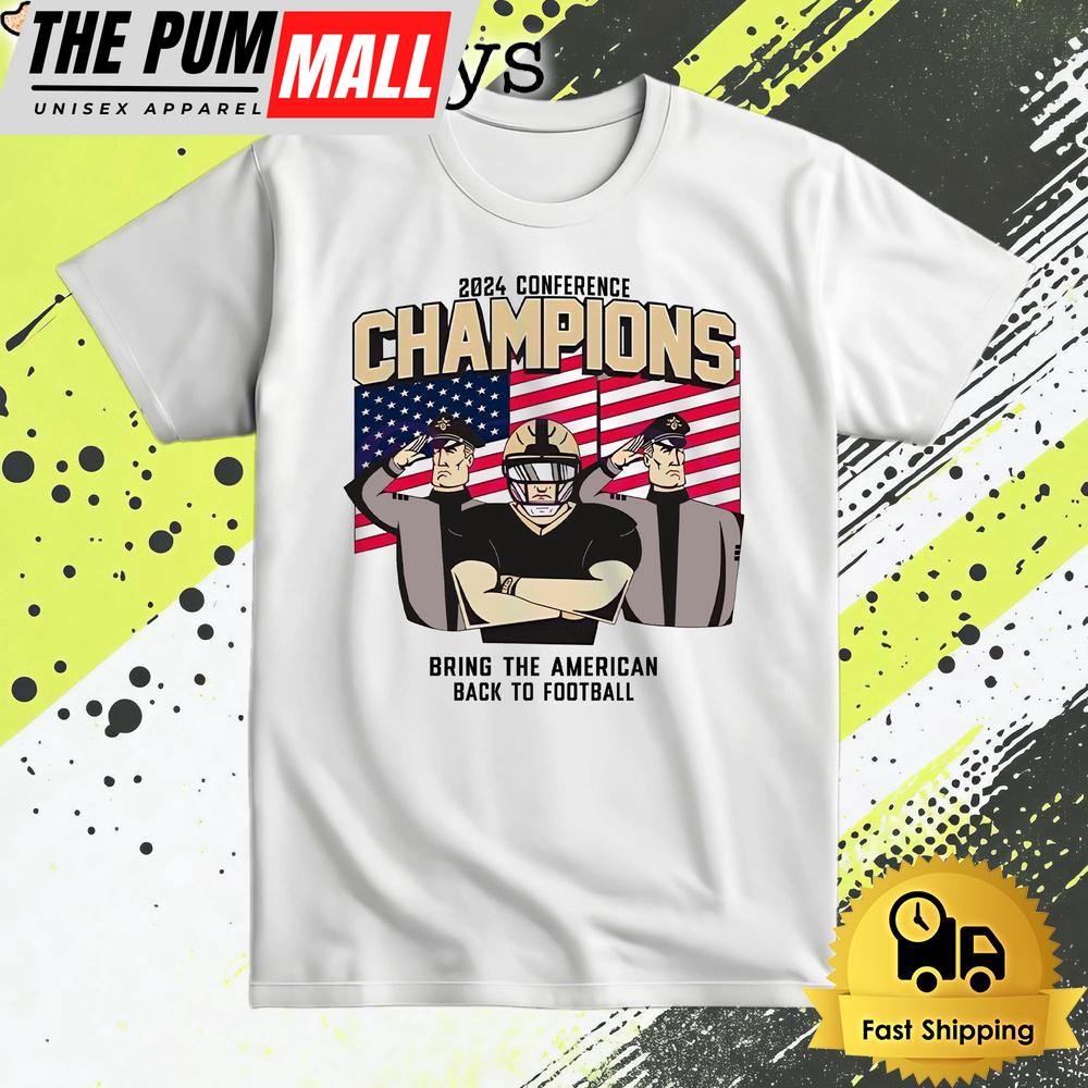 Army Black Knights Football 2024 Conference Champions T Shirt