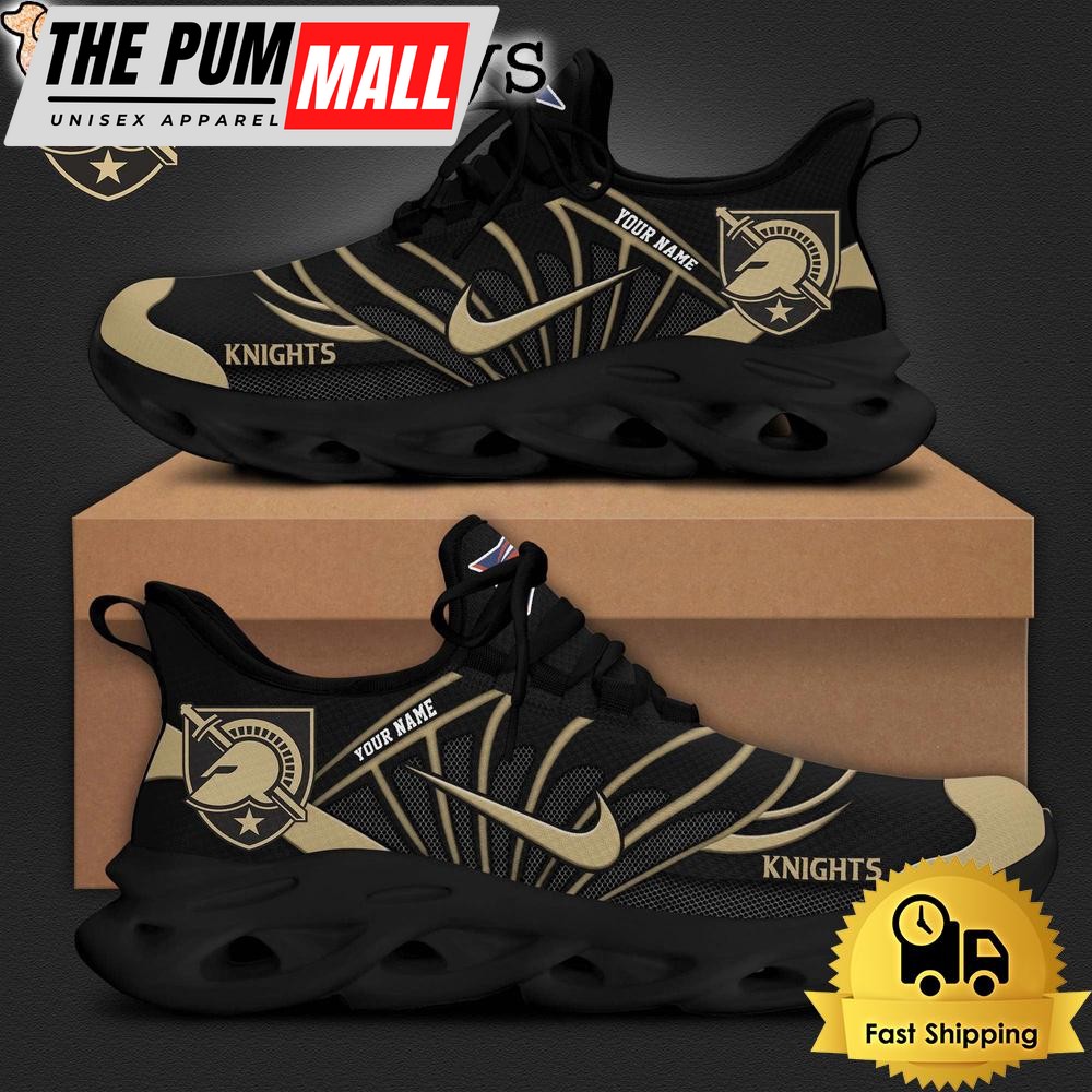 Army Black Knights West Point Football Personalized Max Soul Shoes