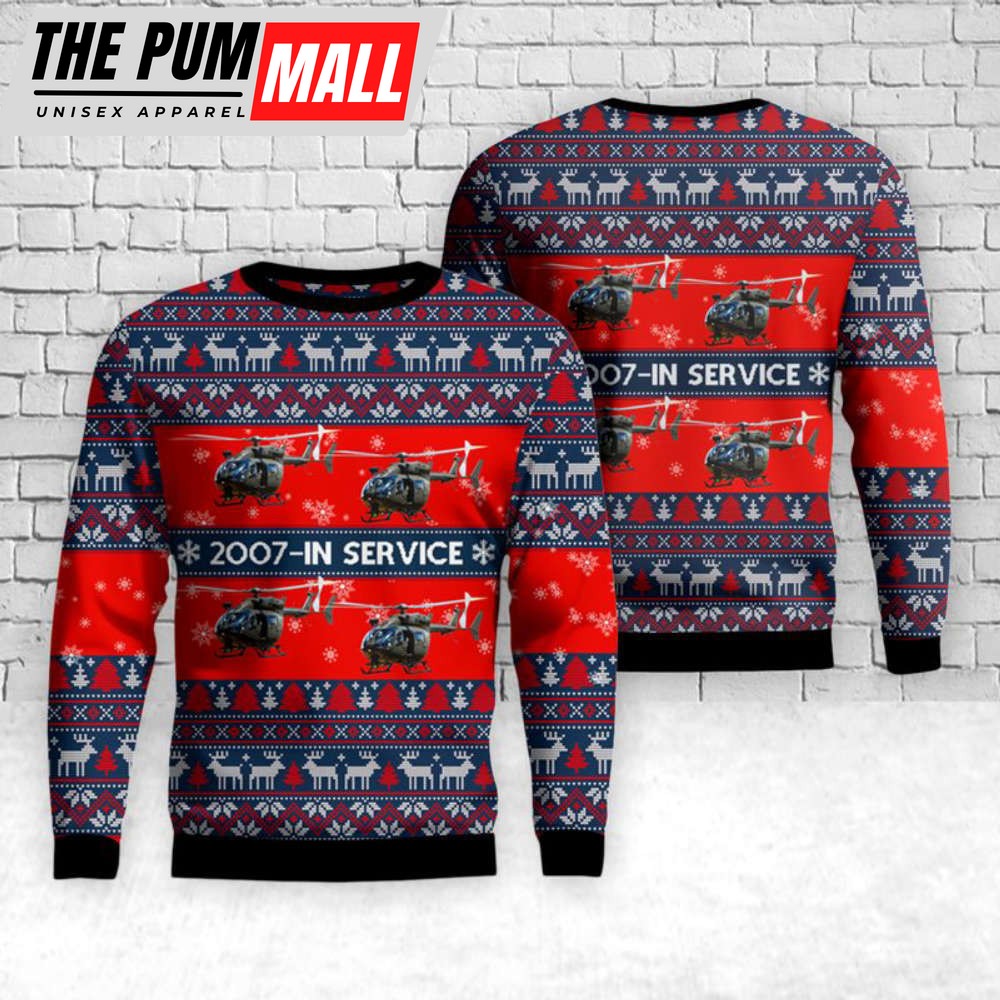 Army Eurocopter UH-72A Lakota Christmas Sweater 3D Gìt For Christmas