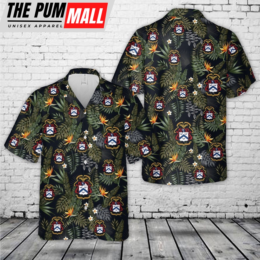 Army Hawaiian Shirt, United States Army Command and General Staff College (USACGSC) Hawaiian Shirt, Military Aloha Shirt