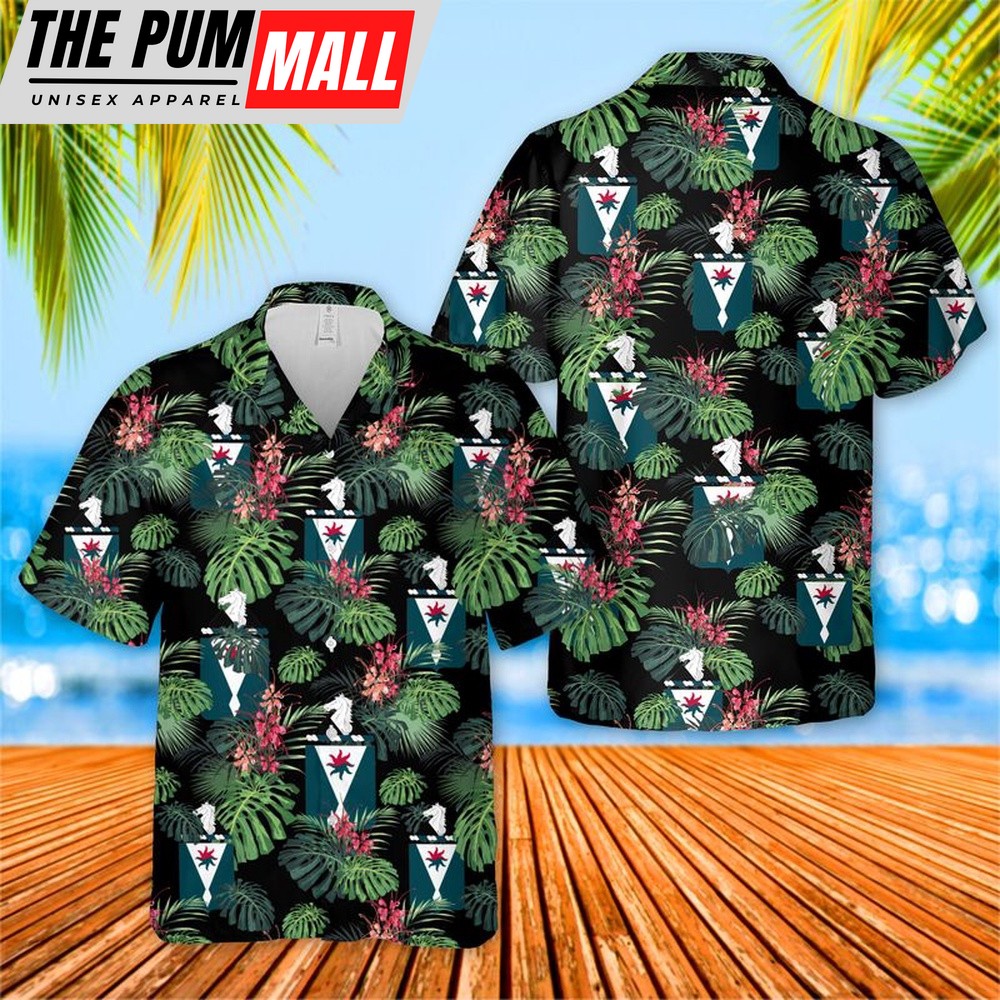 Army Hawaiian Shirt, US Army 101st Aviation Regiment Hawaiian Shirt, Military Aloha Shirt