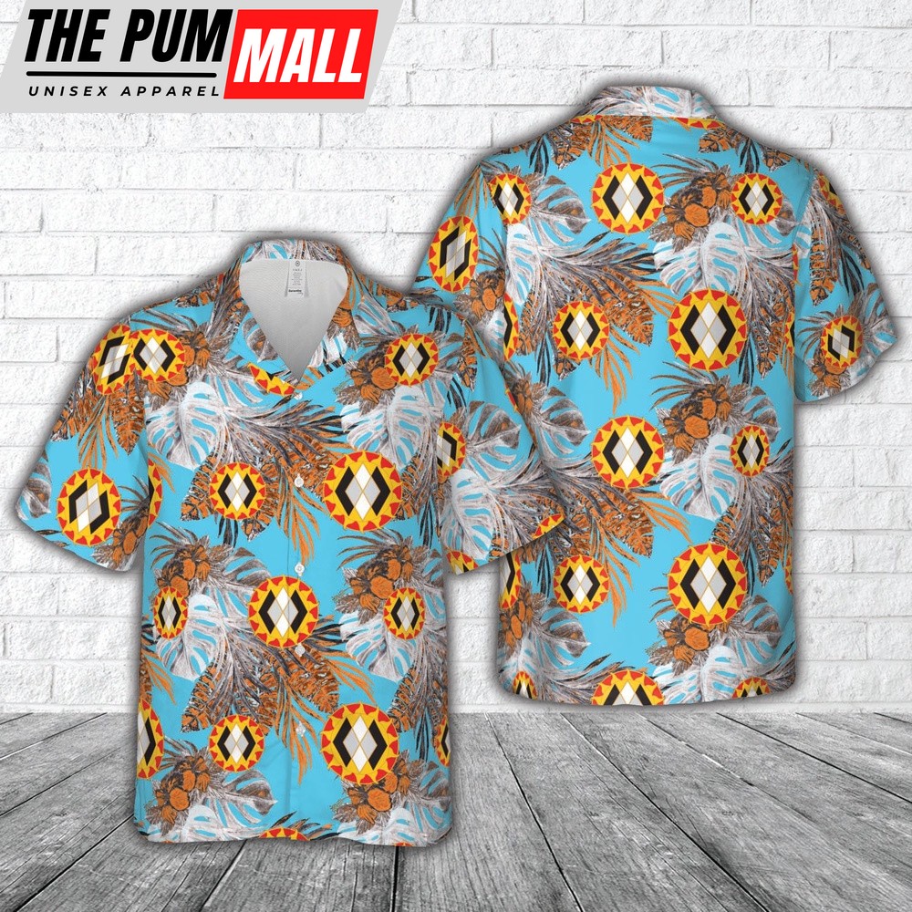 Army Hawaiian Shirt, US Army 14th Psychological Operations Battalion (14th POB) Hawaiian Shirt, Military Aloha Shirt