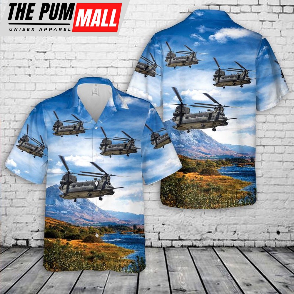 Army Hawaiian Shirt, US Army 160th SOAR MH-47G Chinook Hawaiian Shirt, Military Aloha Shirt