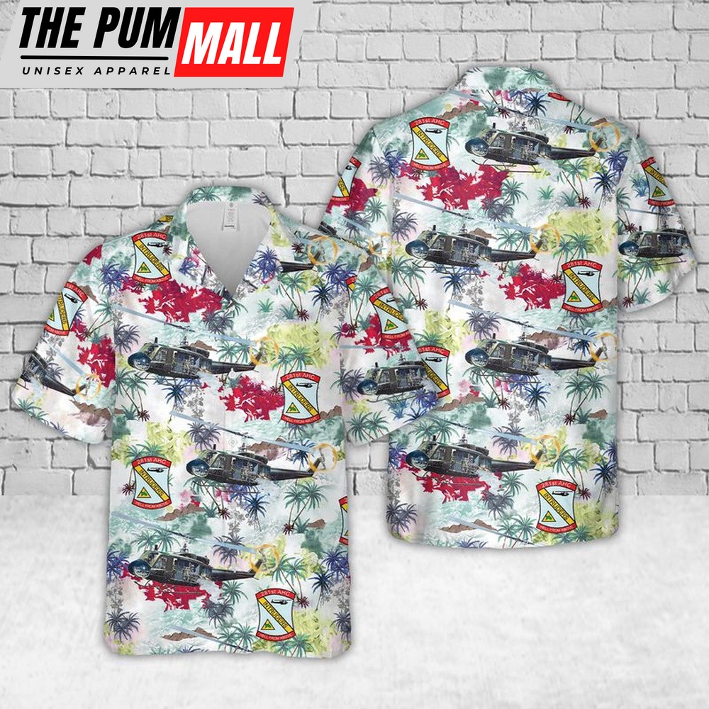 Army Hawaiian Shirt, US Army 281st Assault Helicopter Company Hawaiian Shirt, Military Aloha Shirt