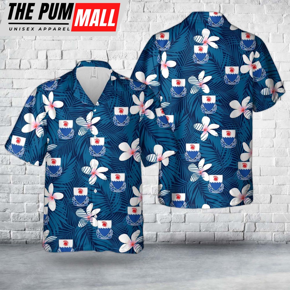 Army Hawaiian Shirt, US Army 299th Cavalry Regiment Hawaiian Shirt, Military Aloha Shirt