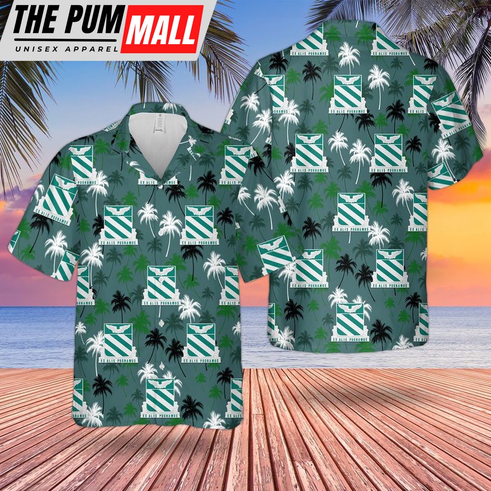 Army Hawaiian Shirt, US Army 2nd Battalion (General Support), 3rd Aviation Regiment Hawaiian Shirt, Military Aloha Shirt