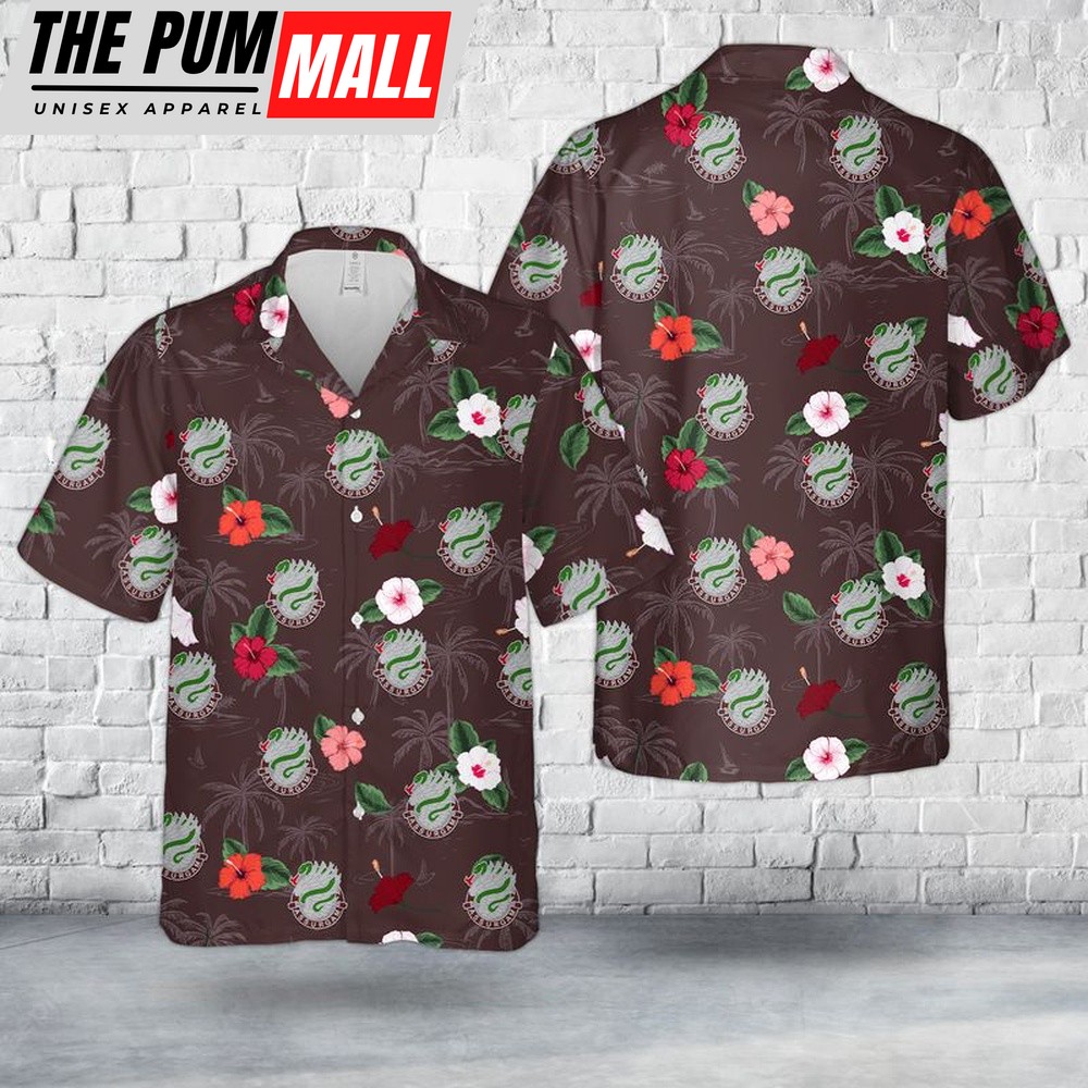 Army Hawaiian Shirt, US Army 326th Medical Battalion Hawaiian Shirt, Military Aloha Shirt