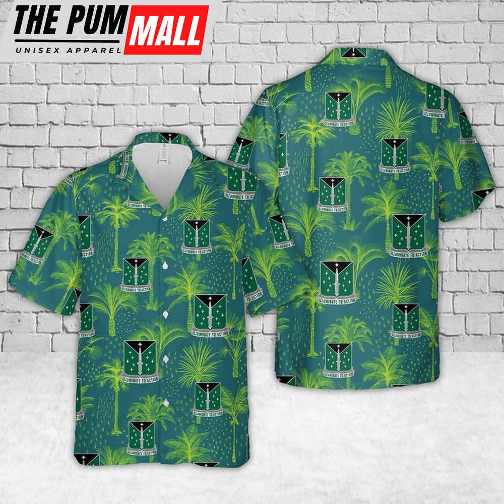 Army Hawaiian Shirt, US Army 389th Military Intelligence Battalion (Special Operations) (Airborne) Hawaiian Shirt, Military Aloha Shirt