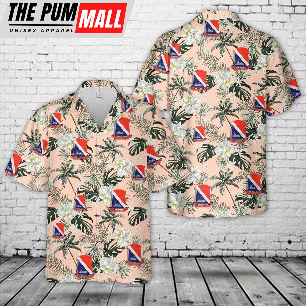 Army Hawaiian Shirt, US Army 442nd Infantry Regiment Hawaiian Shirt, Military Aloha Shirt