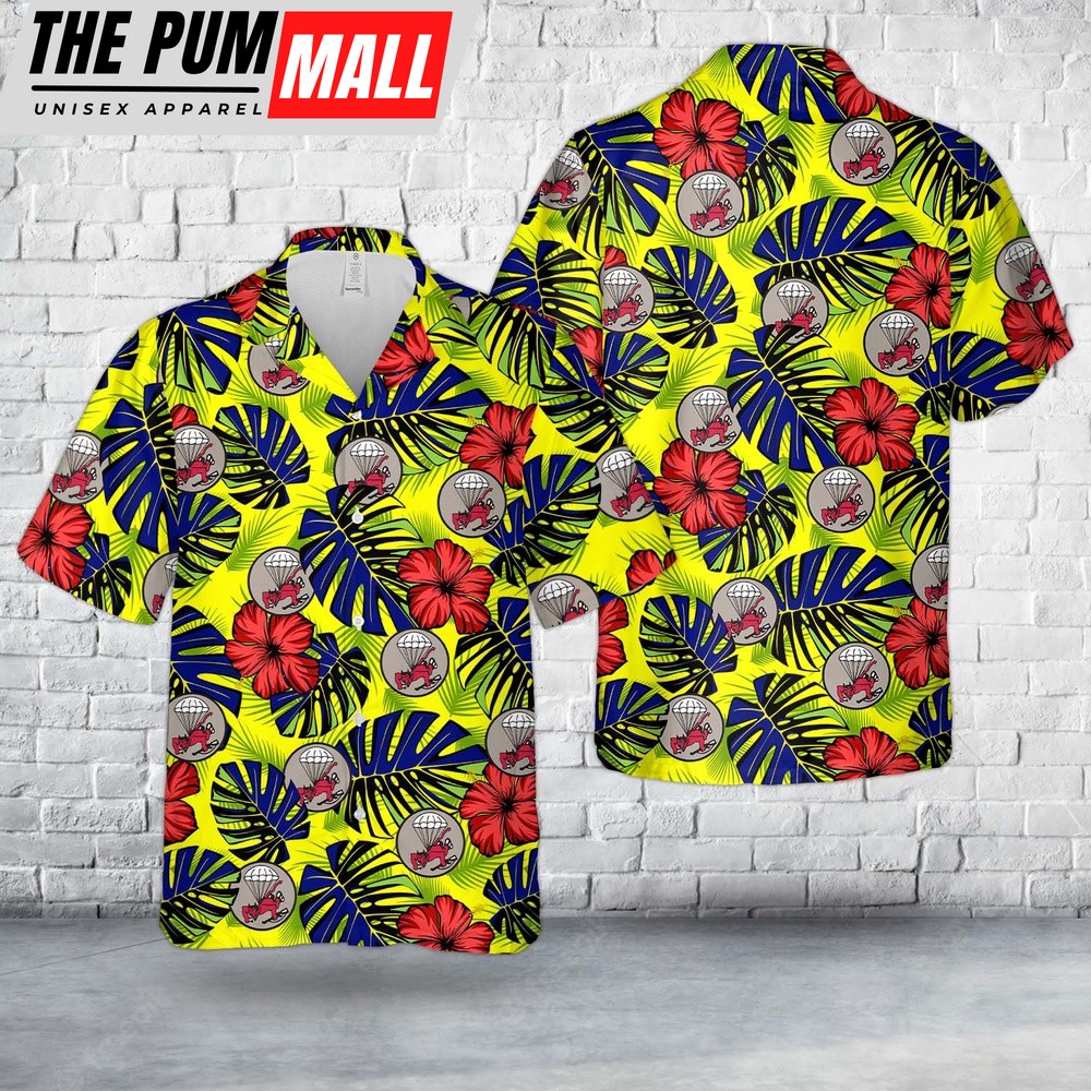 Army Hawaiian Shirt, US Army 508th Parachute Infantry Regiment (508th PIR) Hawaiian Shirt, Military Aloha Shirt