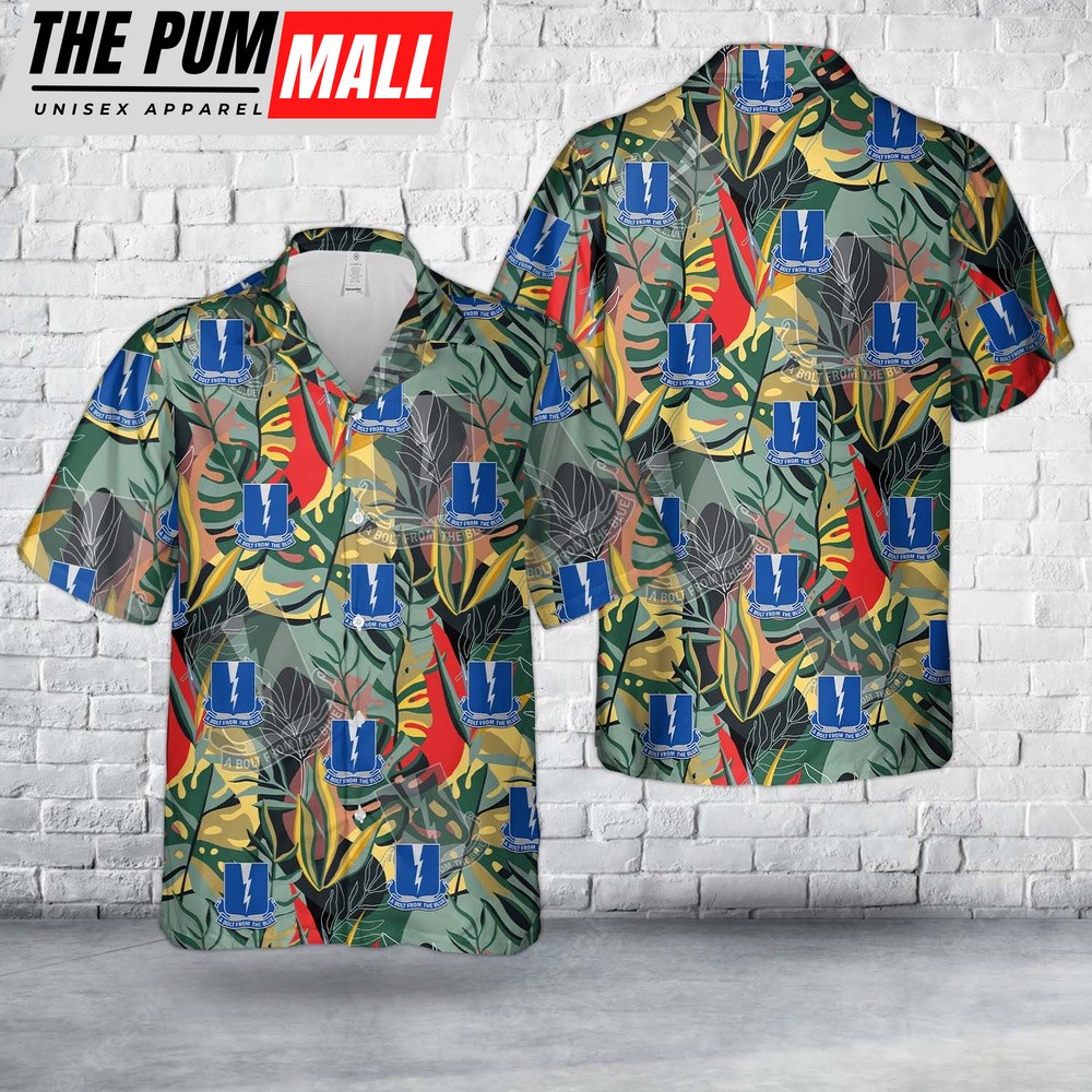 Army Hawaiian Shirt, US Army 550th Parachute Airborne Infantry Regiment Hawaiian Shirt, Military Aloha Shirt