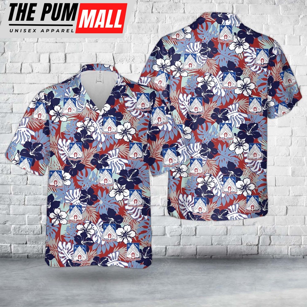 Army Hawaiian Shirt, US Army 87th Infantry Regiment Hawaiian Shirt, Military Aloha Shirt