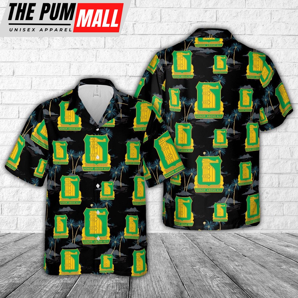 Army Hawaiian Shirt, US Army 91st Military Police Battalion Hawaiian Shirt, Military Aloha Shirt