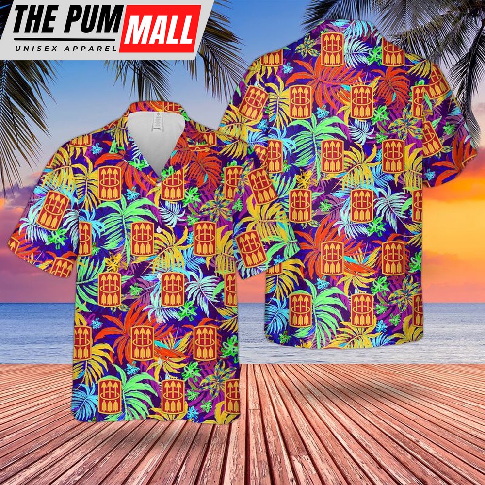 Army Hawaiian Shirt, US Army Air Defense Artillery School Hawaiian Shirt, Military Aloha Shirt