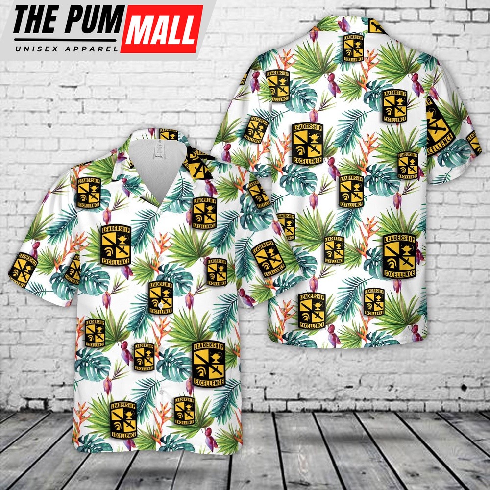 Army Hawaiian Shirt, US Army Army Reserve Officers Training Corps Hawaiian Shirt, Military Aloha Shirt